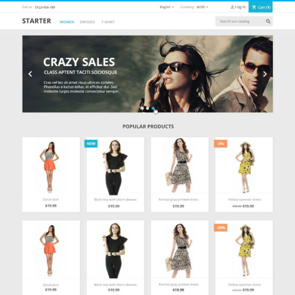 sito web ecommerce