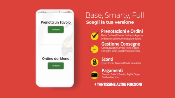 web app ristorante base,smarty e full