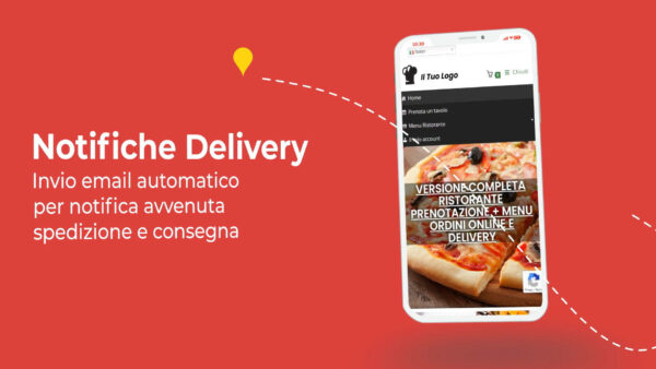 web app ristorante notifiche delivery