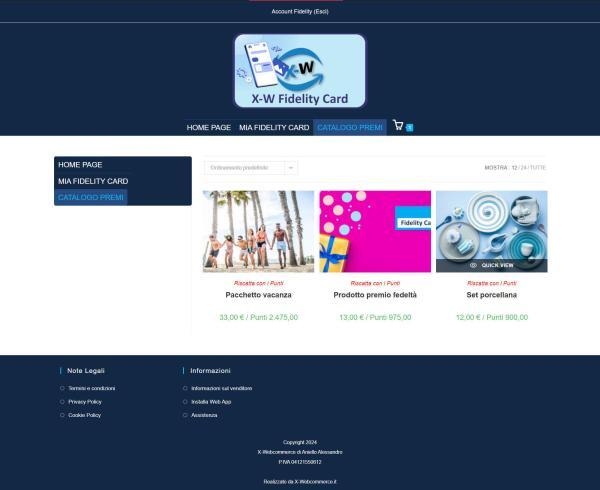 X-W Fidelity Card Digitale e Web App - immagine 4