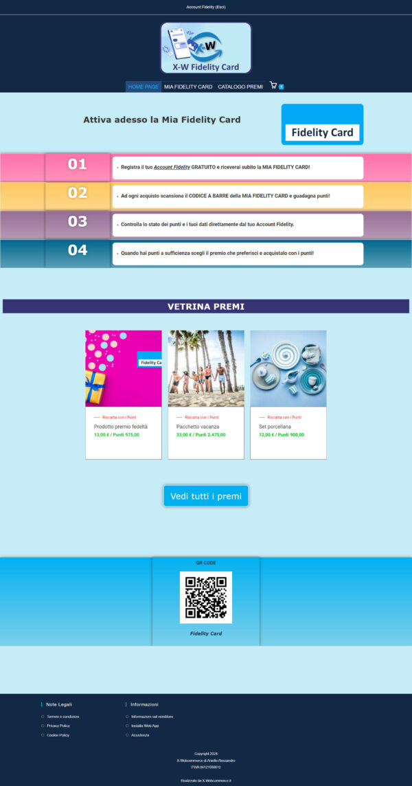 X-W Fidelity Card Digitale e Web App - immagine 3