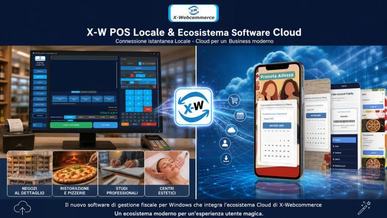 Scopri di più sull'articolo Presentazione Ecosistema X-Webcommerce: Software POS Locale e Piattaforma Cloud per la tua Attività